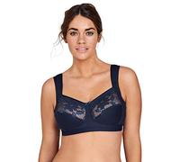 Miss Mary of Sweden : Soutien-Gorge Lovely Lace de Soutien sans Armature, en Coton 120F Bleu