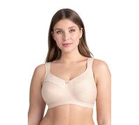 Miss Mary of Sweden Soutien-Gorge Minimiseur sans Armature, Non rembourré Coton Now de Bonnet Plat 100C Beige