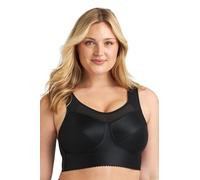 Miss Mary of Sweden : Soutien-Gorge pour Sports modérés Cotton Simplex, sans Armatures, 90E Noir