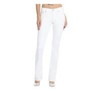 Miss Me - Jean Bootcut Taille Mi-haute - Femme - Jeans - Blanc - Taille: W28