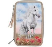 Miss Melody - Trousse - 3 compartiments - 100 % polyamide - Sable Coquelicot G