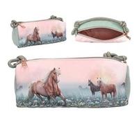 Miss Melody - Trousse - polyester - vert sauge, rose - Champs Romantiques G