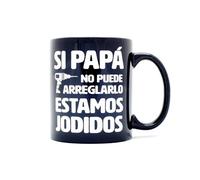 Miss Miserable - tasse avec message Si papa ne peut pas le réparer
