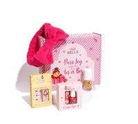Miss Nella Jingle Coffret cadeau pour enfant avec vernis à ongles et maquillage avec paillettes pour le corps, kit de minicure, duo lèvres et pointes, bandeau