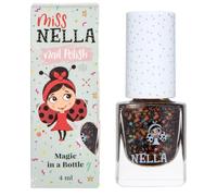 Miss Nella SECRET DIERY- Vernis à ongles Bordeaux spécial pour enfants, formule Peel-off, à base d'eau et sans odeur