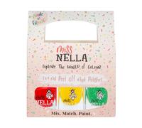 Miss Nella TRAFFIC LIGHTS- Lot de 3 Miss Nella vernis à ongles à base d’eau, pelables et sans odeur. Notre vernis à ongles est sauf et amusant!