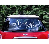 Miss Pretty London Mariage Autocollant de Voiture de Jour - Mr. et Mrs.