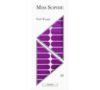 Miss Sophie Feuilles pour ongles Aubergine 1 Pce 1 Pce