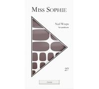 Miss Sophie Feuilles pour ongles Cocoa Pedicure Wrap 27 Pce 27 Pce