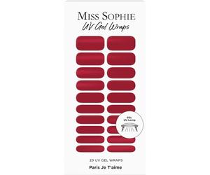 Miss Sophie Films à ongles UV Paris Je T'aime 20 Pce 20 Pce