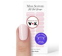 Miss Sophie - Lot de 20 bandes de vernis à ongles en gel UV - Couleur unie - Pour ongles des doigts et des pieds