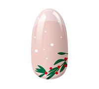 Miss Sophie Lot de 24 bandes de vernis à ongles ultra fines pour ongles de Noël I Pour ongles des doigts et des pieds I Adhère aux ongles naturels ainsi qu'aux ongles laqués, en acrylique, en gel et