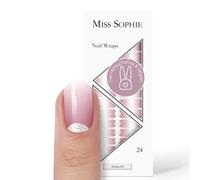 Miss Sophie Nail Wrap - "Gossip Girl", Dégradé, Pailleté, Rose, Nail Wraps -24 nail wraps auto-adhésifs ultra-fins longue durée