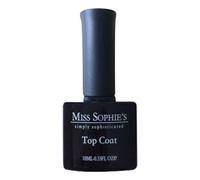 Miss Sophie Top Coat Glossy Vernis à ongles pour films à ongles et vernis à ongles I Couche de finition brillante à séchage rapide I Film d'étanchéité I Vernis à ongles transparent I Tenue jusqu'à 14