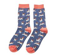 Miss Sparrow Chaussettes de cheville pour femme Bleu marine Taille unique
