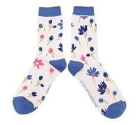 Miss Sparrow Flower Head Silver Chaussettes pour femme adulte Multicolore 36-40, Multicolore, 3-7
