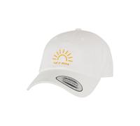 Miss Tee Casquette 'Let It Shine' mandarine / blanc, Taille 55-60