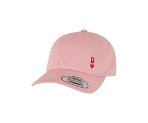 Miss Tee Casquette 'Queen Card' rose / rouge / noir, Taille 55-60