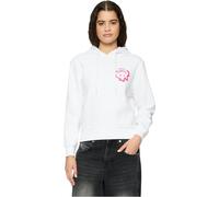 Miss Tee Mst032-every Things Nice Hoody Sweat-Shirt à Capuche, Blanc, L Grande Taille Femme