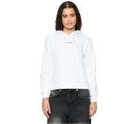 Miss Tee Mst033-i Dont Give A Hoody Sweat-Shirt à Capuche, Blanc, M Grande Taille Femme