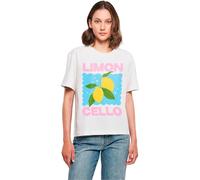 Miss Tee Mst122-limon Cello Tee T-Shirt, Blanc, XXXXL Femmes