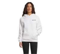 Miss Tee Mst370-take It Easy Flowers Ladies Fluffy Hoody Sweat-Shirt à Capuche, Blanc, XS Femme