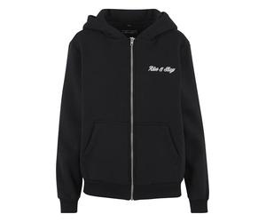 Miss Tee Rise & Slay Sweat à Capuche zippé Moelleux pour Femme, Noir, S