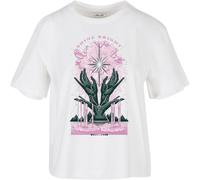 Miss Tee Shine Bright Tee T-Shirt Oversize Imprimé Art Femme Blanc Violet