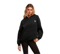 Sweatshirt à capuche moelleux femme Miss Tee Flying Butterfly EMB Noir 4XL