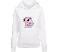 Miss Tee Sweat à Capuche Forever Whatever pour Femme, Sweat à Capuche décontracté avec imprimé sur Le Devant, Coupe régulière, Tailles XS à 5XL, Blanc., M