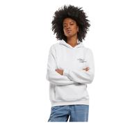 Sweatshirt Ã capuche femme Miss Tee Give A Damn Blanc XL