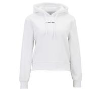Miss Tee Mst033-i Dont Give A Hoody Sweat-Shirt à Capuche, Blanc, XL Grande Taille Femme