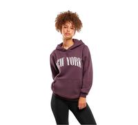 Sweatshirt Ã capuche femme Miss Tee New York Violet L
