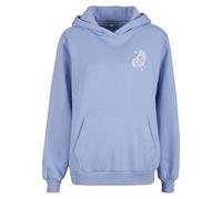Miss Tee Sweat à capuche femme Wildest Dreams MST208 Fluffy 70% coton 30% polyester Bleu poudré XL