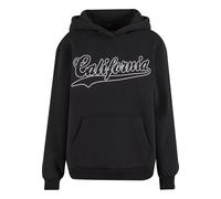 Miss Tee Sweat-shirt 'California' noir / blanc, Taille XS