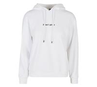 Miss Tee Sweat-shirt 'I Dont Give A' noir / blanc, Taille XL