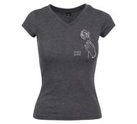 Mister Tee T-Shirt 'Only Love' anthracite / blanc, Taille XL