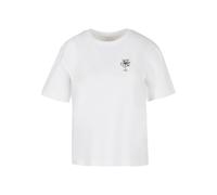 Miss Tee T-shirt 'Espresso Chic' taupe / noir / blanc, Taille L