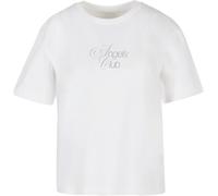 Miss Tee Angels Club Short Sleeve T-shirt Blanc 5XL Homme