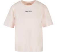 Miss Tee I Don´t Give A Short Sleeve T-shirt Rose 3XL Homme