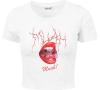 Miss Tee T-shirt femme Muah Cropped Tee L