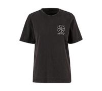 Miss Tee One Line Flowers Short Sleeve T-shirt Noir 2XL Femme