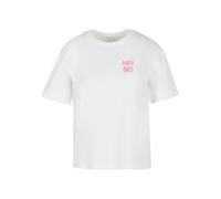 Miss Tee T-shirt 'Party On' blanc, Taille L