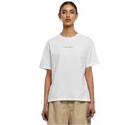 Mister Tee T-shirt 'I Don't Give A F' gris / noir / blanc, Taille L