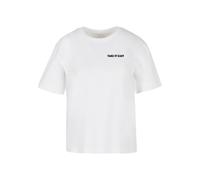 Miss Tee T-shirt 'Take It Easy' orange / éosine / noir / blanc, Taille 4XL