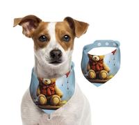 Miss You Bandana d'été pour chien, bandana d'été lavable et réglable pour chien de taille moyenne et grande taille