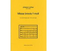 Missa brevis in F Minor