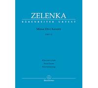 Missa Divi Xaverii für Solisten, gemischten Chor und Orchester ZWV 12. Klavierauszug, Urtextausgabe