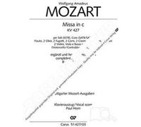 Missa in c: Ergänzt und herausgegeben von Robert D. Levin - [Livre en VO] Wolfgang Amadeus Mozart, Robert D Levin (Auteur)