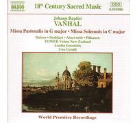 Missa Pastoralis / Missa Solemnis by J.B. Vanhal (2001-06-19)